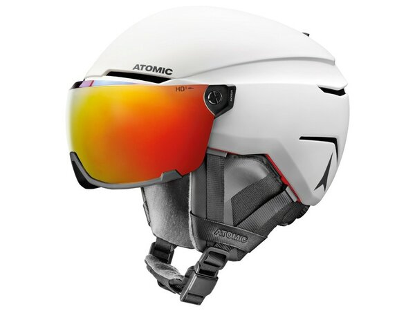Lyžiarska prilba Atomic Savor Amid Visor HD White 19/20