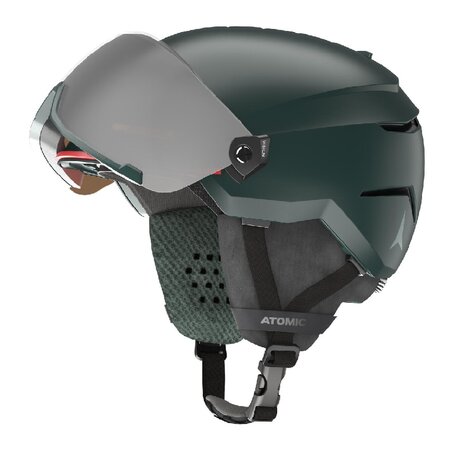 Lyžiarska prilba Atomic Savor Visor JR Dark Green 20/21