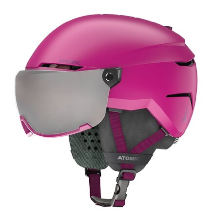 Lyžiarska prilba Atomic Savor Visor Jr Pink 22/23