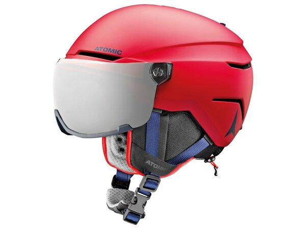 Lyžiarska prilba Atomic Savor Visor JR Red 19/20