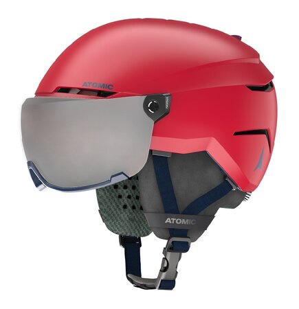 Lyžiarska prilba Atomic Savor Visor Jr Red 22/23