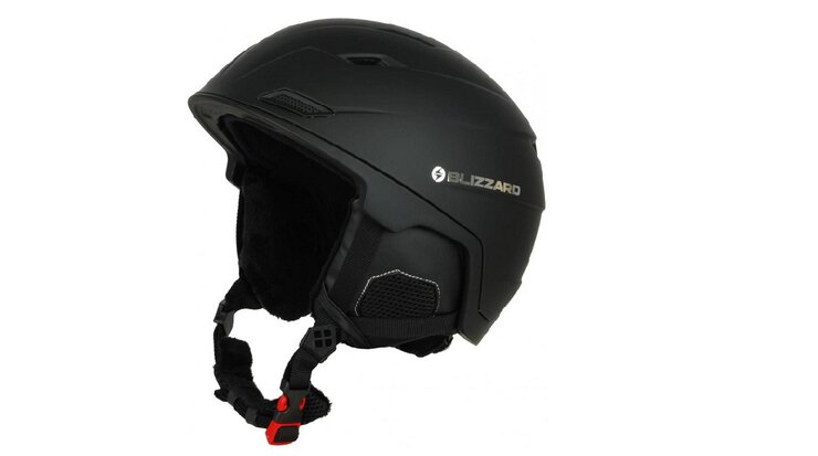 Lyžiarska prilba Blizzard Double black matt, big logo 19/20