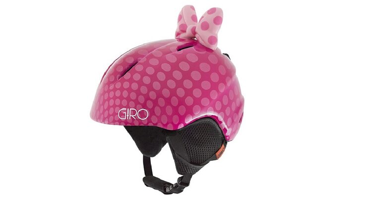 Lyžiarska prilba Giro Launch Plus pink bow polka dots 19/20