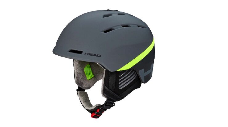 Lyžiarska Prilba Head Varius anthracite/lime
