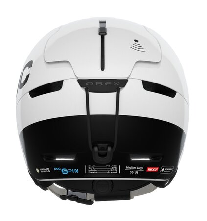 Lyžiarska prilba POC Obex BC Spin Hydrogen White 20/21