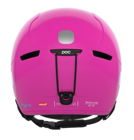 Lyžiarska prilba POCito Obex Spin Fluorescent Pink 20/21