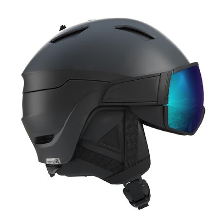 Lyžiarska prilba Salomon Driver S All Black/ Silver 20/21