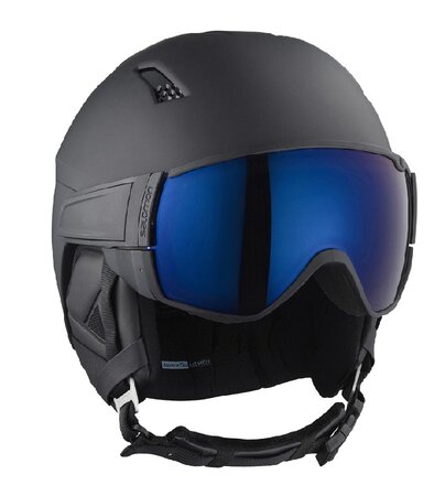 Lyžiarska prilba Salomon Driver S All Black/ Silver 20/21