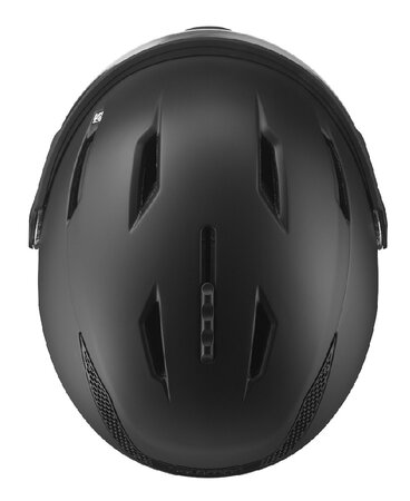 Lyžiarska prilba Salomon Pioneer Visor Photo Blk/Aw Red 20/21