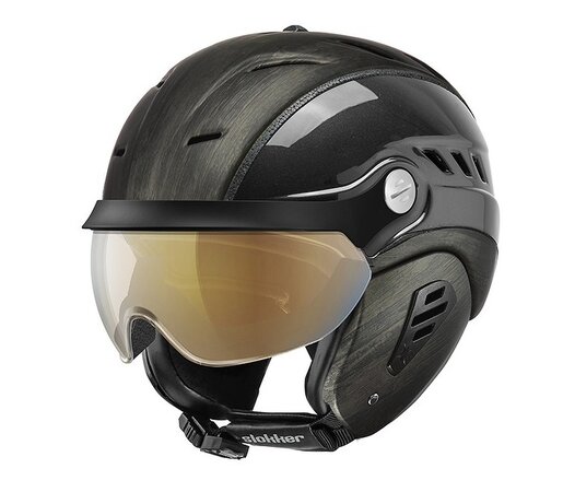 Lyžiarska prilba Slokker Bakka Wood/Black 19/20