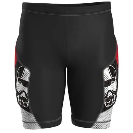 Kraťasy s chráničmi Energiapura Panta Racing Red/Black