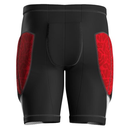 Kraťasy s chráničmi Energiapura Panta Racing Red/Black