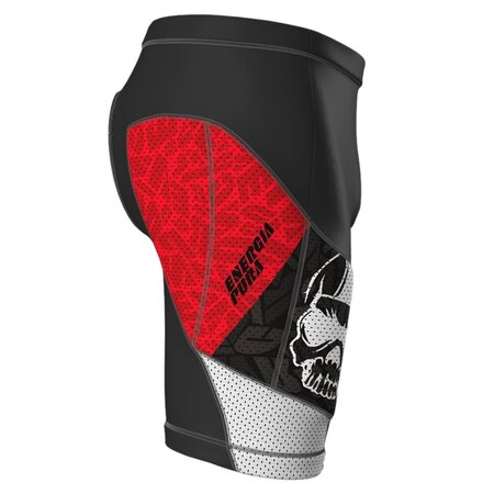 Kraťasy s chráničmi Energiapura Panta Racing Red/Black