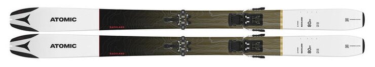 Skialpinistické lyže Atomic Backland 80 PT +BL Tour + Skin White/Black