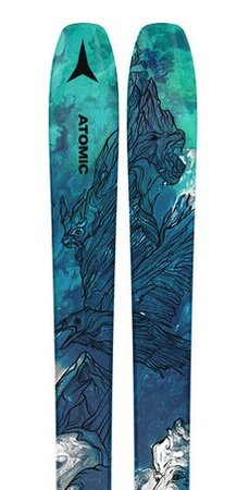 Lyže Atomic BENT 100 Grey Metallic/Blue 22/23