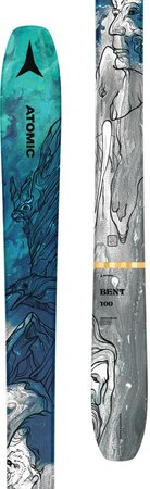 Lyže Atomic BENT 100 Grey Metallic/Blue 22/23