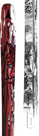 Lyže Atomic N Bent 90 Red/Grey 23/24