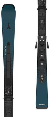 Lyže Atomic Redster Q7 Revoshock C + M 12 GW Dark Slate/Black 26/27