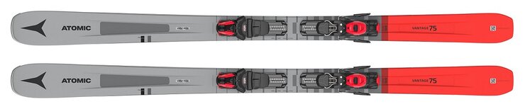 Lyže Atomic Vantage 75 + M 10 GW Grey/Red 21/22