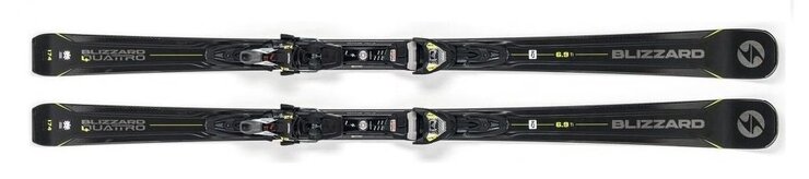 Lyže Blizzard Quattro 6.9 Ti + TPX 12 Demo Black/Lime 18/19