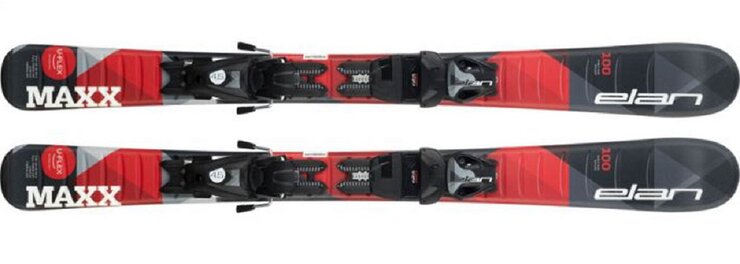 Lyže Elan MAXX QS Black/Red JRS + EL 7.5 22/23