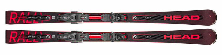 Lyže Head Supershape E-rally Sw Sf-Pr Red Black bez brzdičky 23/24