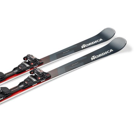 Lyže Nordica Spitfire TI + TP2 LT11 FDT Greyblue/Red/Silver 26/27
