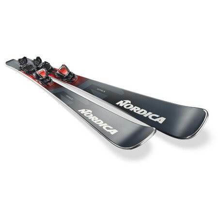 Lyže Nordica Spitfire TI + TP2 LT11 FDT Greyblue/Red/Silver 26/27