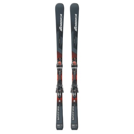 Lyže Nordica Spitfire TI + TP2 LT11 FDT Greyblue/Red/Silver 26/27
