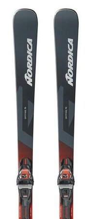 Lyže Nordica Spitfire TI + TP2 LT11 FDT Greyblue/Red/Silver 26/27