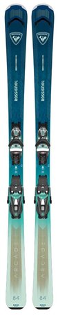 Lyže Rossignol Arcade W 84 Konect + NX 12 Konect GW B90 Aqua Black 26/27