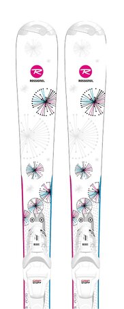Lyže Rossignol Fun Girl Xpress Jr 130-150 + Xpress 7 GW B83 Wht 20/21