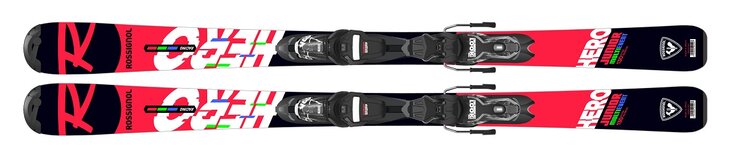 Lyže Rossignol Hero Jr 130-150 Xpress Jr + Xpress 7 GW B83 Bk 21/22