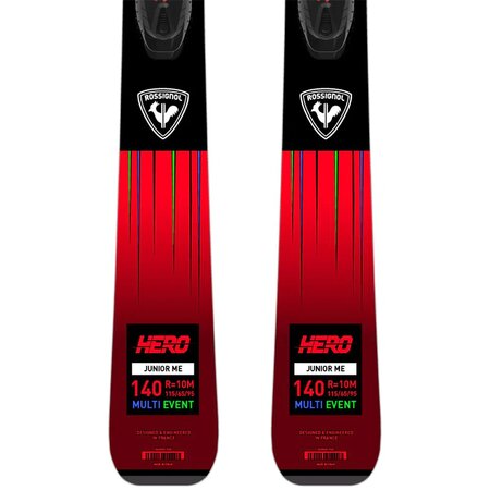 Lyže Rossignol Hero Jr 130-150 Xpress Jr + Xpress 7 GW B83 Black 26/27