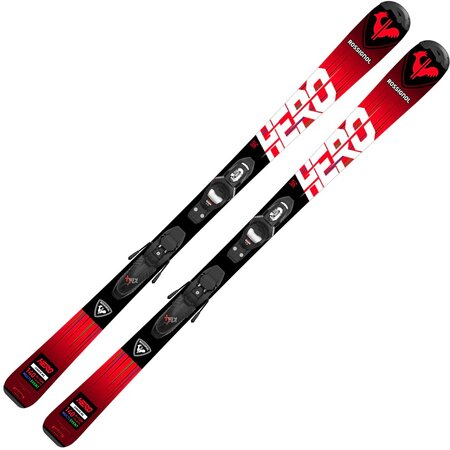 Lyže Rossignol Hero Jr 130-150 Xpress Jr + Xpress 7 GW B83 Black 26/27