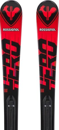 Lyže Rossignol Hero Jr Multi-Event Kid-X + Kid 4 Gw B76 Red/Black 23/24