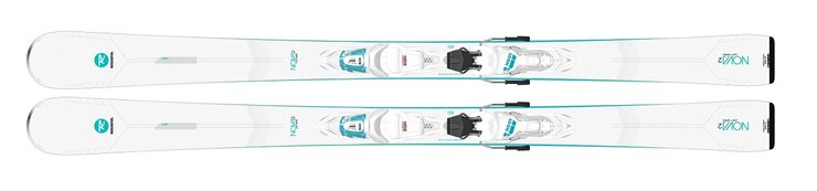 Lyže Rossignol Nova 2 Xpress + Xpress W 10 GW B83 Wht/Turq 21/22