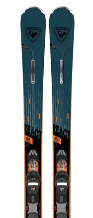 Lyže Rossignol React 6 CA Xpress + Xpress GW B83 Black Orange 22/23