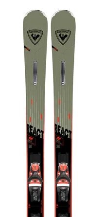 Lyže Rossignol React 8 C.A.M. Konect + NX 12 Konect GW B80 Black Hot Red 22/23