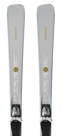 Lyže Salomon E S/MAX N°10 + M10 GW L80 Silver Met./Glitter 26/27