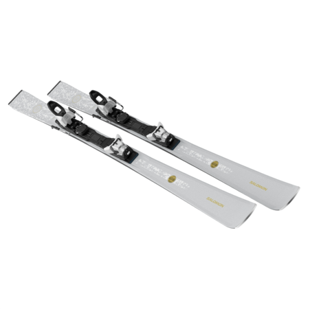 Lyže Salomon E S/MAX N°10 + M10 GW L80 Silver Met./Glitter 26/27