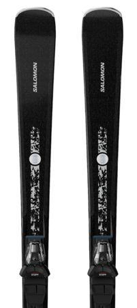 Lyže Salomon E S/MAX N°8 Black + M10 GW L80 Black/Glitter 26/27