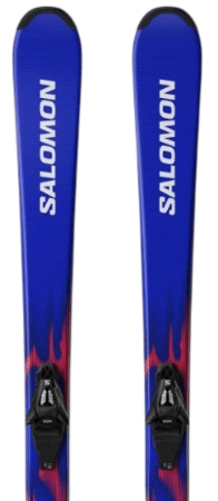 Lyže Salomon L Equipe Jr M + C5 GW J75 Race Blue/Equipe Red 26/27