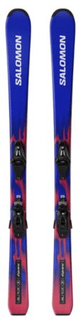 Lyže Salomon L Equipe Jr M + C5 GW J75 Race Blue/Equipe Red 26/27