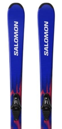 Lyže Salomon L Equipe Jr S + C5 GW J75 Race Blue/Equipe Red 26/27