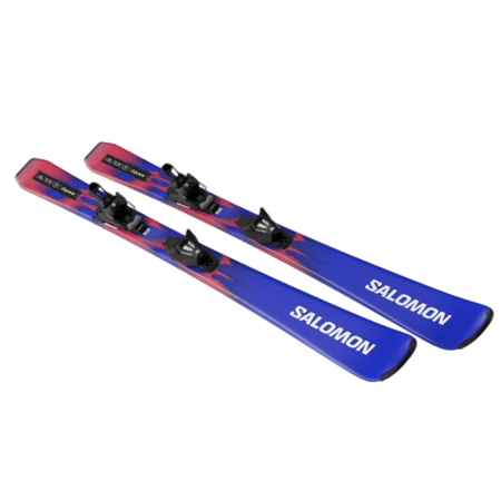 Lyže Salomon L Equipe Jr S + C5 GW J75 Race Blue/Equipe Red 26/27