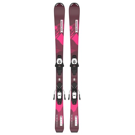 Lyže Salomon L Lux Jr M + L6 Gw J2 80 P Pink 23/24