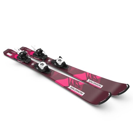 Lyže Salomon L Lux Jr M + L6 Gw J2 80 P Pink 23/24