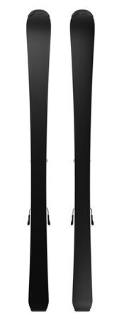 Lyže Salomon L QST Jr Black M + L6 GW J2 70 Black/Neon Punch 26/27