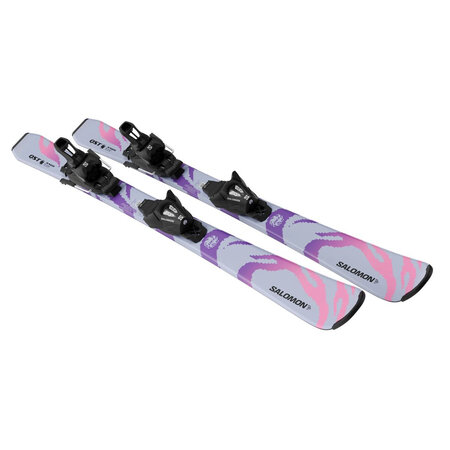 Lyže Salomon L QST Jr Cosmic Sky M + C5 GW J75 Cosmic Sky/Pastel Pink 26/27